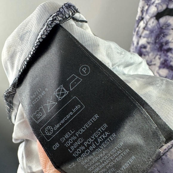 H&M | Floral Polyester Scoop Neck Sleeveless Casual Knee Length Dress sz 6 - Picture 11 of 13